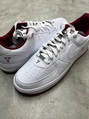 Nike Kobe Air Force 1 Low Men's Size 12 Lower Merion Pack White IB0018 101 - New
